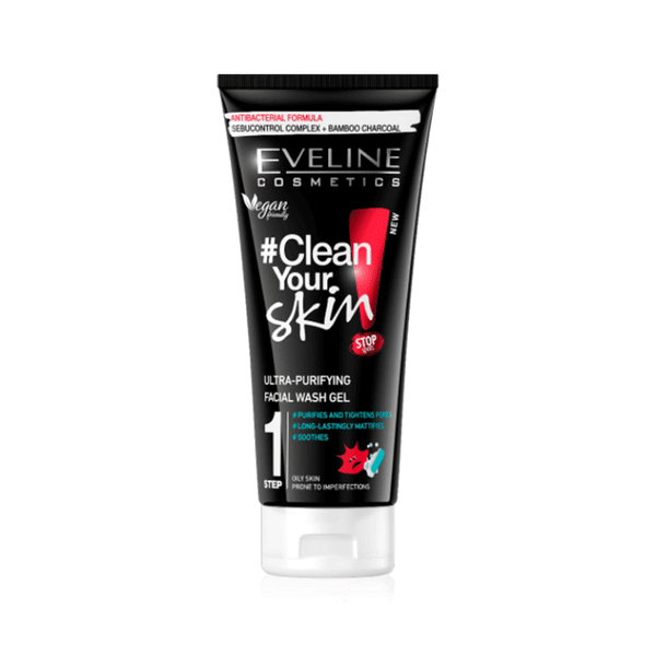 Eveline Cosmetics Clean Your Skin Ultra – Purifying Facial Wash Gel 200ML