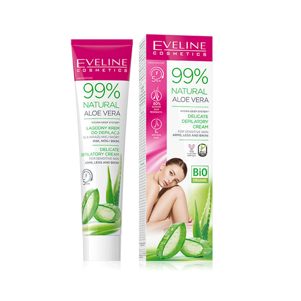 Eveline Cosmetics Depilatory 99% Natural Aloe Vera -125ml