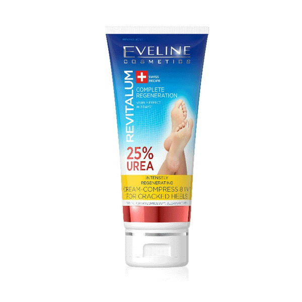 Eveline Cosmetics Expert Regenerating Cream Against Cracked Heel 25% Urea -100ml