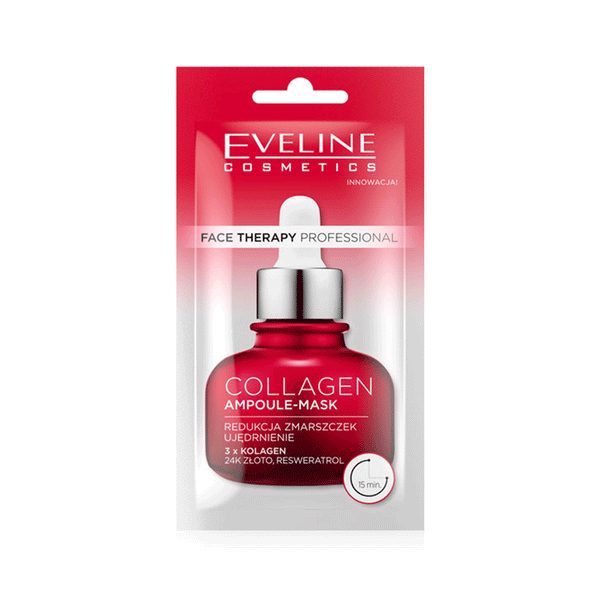 Eveline Cosmetics Face Therapy Professional Collagen Ampule Mask 8 ml