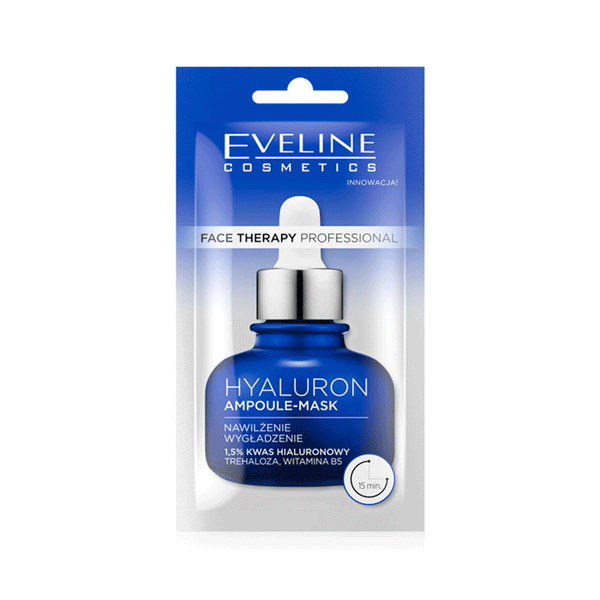 Eveline Cosmetics Face Therapy Professional Hyaluron Ampule Mask 8 ml