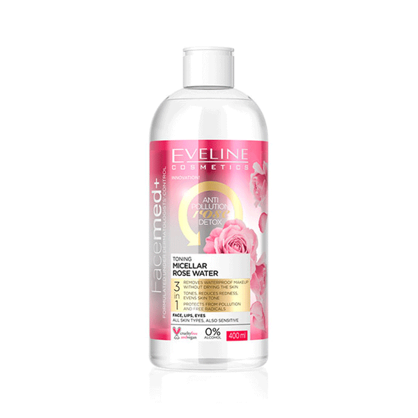 Eveline Cosmetics Facemed Toning Micellar Rose Water