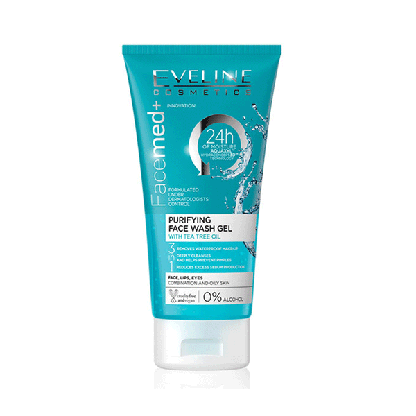 Eveline Cosmetics Facemed + Purifying Face Wash Gel ( With Tee Tree Oil)