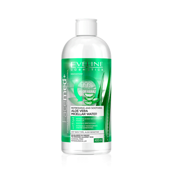 Eveline Cosmetics Facemed+ Aloe Vera Micellar Water - 400ml