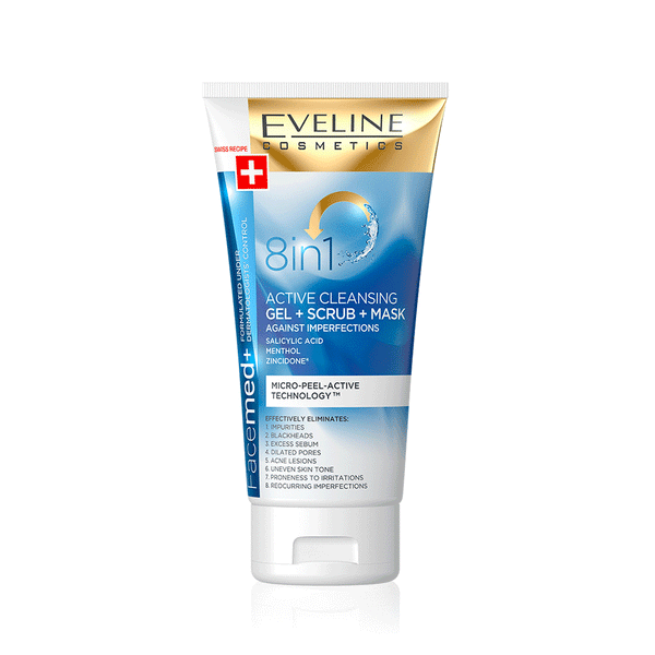 Eveline Cosmetics Facemed+ Cleansing Gel + Scrub + Mask 150ml