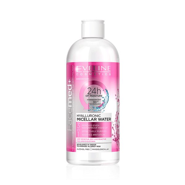 Eveline Cosmetics Facemed+ Hyaluronic Micellar Water - 400ml