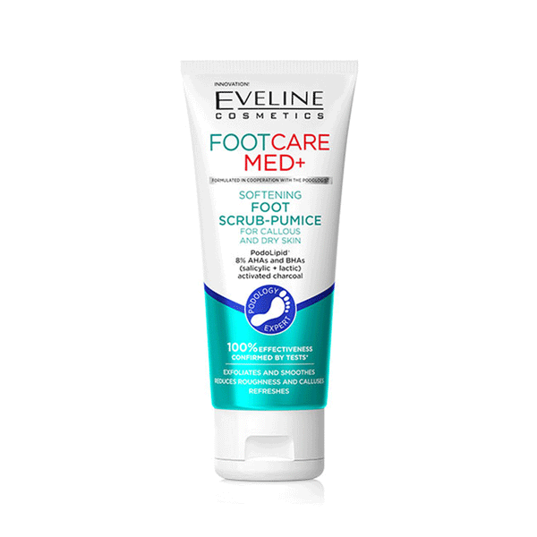 Eveline Cosmetics Foot Care Med+ Softning Foot Scrub(For Callous & Dry Skin)