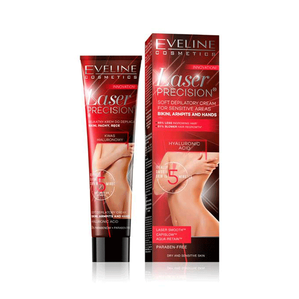 Eveline Cosmetics Laser Precision Depilatory Cream for Sensitive Skin - 125 ml