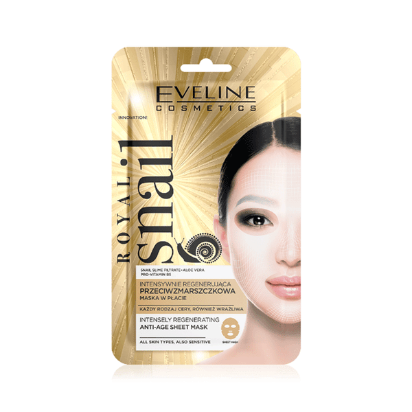 Eveline Cosmetics Royal Snail Anti Age Face Sheet Mask