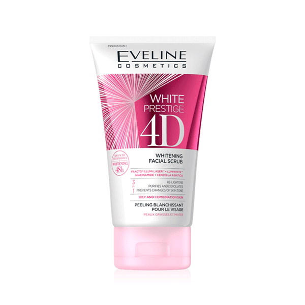 Eveline Cosmetics White Prestige 4D Facial Scrub -150ml