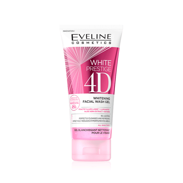 Eveline Cosmetics White Prestige 4D Facial Wash Gel -200ml