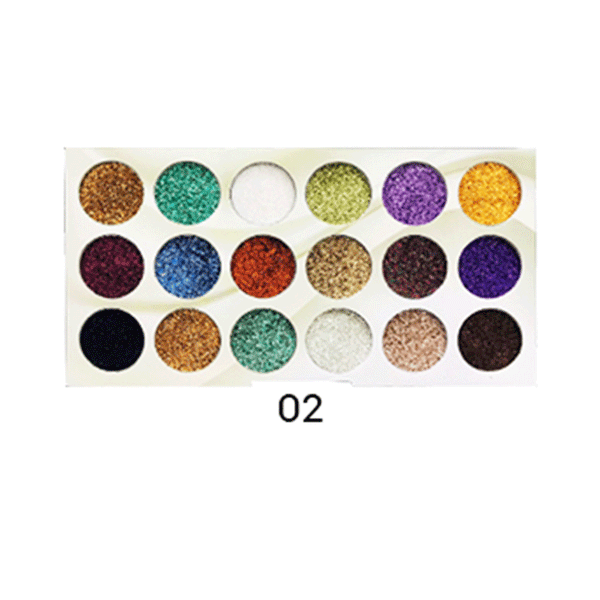 Face it Natural Story 18 Shades Glitter Eyeshades (Shade-02)