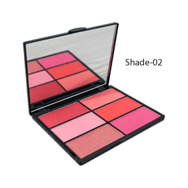 Face it Natural Story 6 Color Blusher Kit (Shade-02)