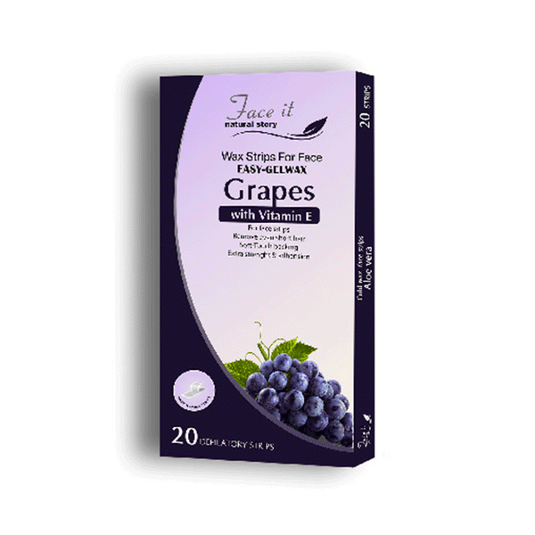 Face it Natural Story Body Strips (Grapes)