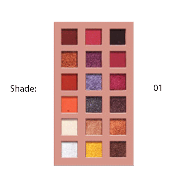 Face it Natural Story Favor 18 Eyeshade Kit (Shade-01)