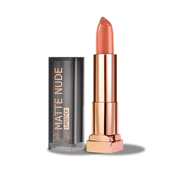 Face it Natural Story Matte Nude Lipstick (Shade-123)