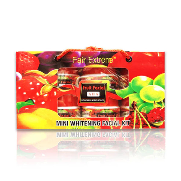 Fair Extreme Mini Whitening Fruit Facial Kit (6 jars of 75g each and 2 Bottles)_nuvaripk_pakistan