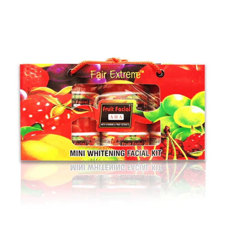Fair Extreme Mini Whitening Fruit Facial Kit (6 jars of 75g each and 2 Bottles)_nuvaripk_pakistan