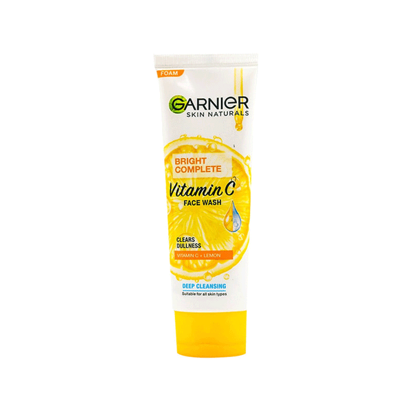 Garnier Bright Complete Vitamin C Face Wash (Vitamin C+Lemon)