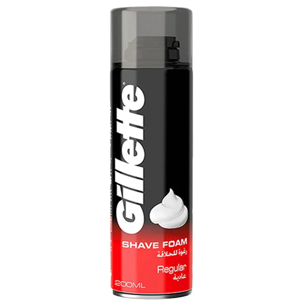 Gillete Regular Shaving Foam 200ml_nuvaripk_pakistan