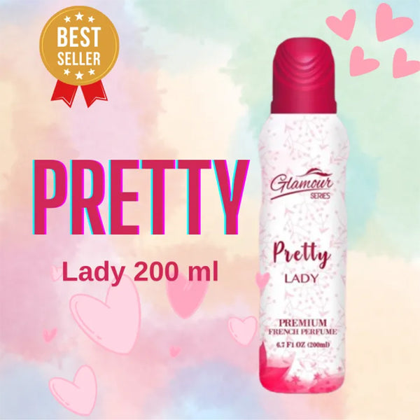 Glamour Series Pretty Lady Body Spray (200ml)_nuvaripk_pakistan
