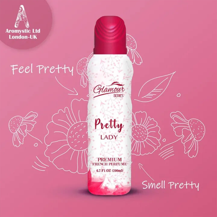 Glamour Series Pretty Lady Body Spray (200ml)_nuvaripk_pakistan 2