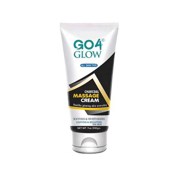 Go4 Glow Natural All Skin Type Charcoal Massage Cream