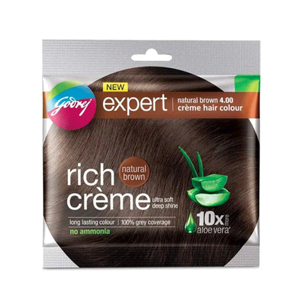 Godrej X-Pert Rich Creme Long Lasting Colour (4.00 Natural Brown)