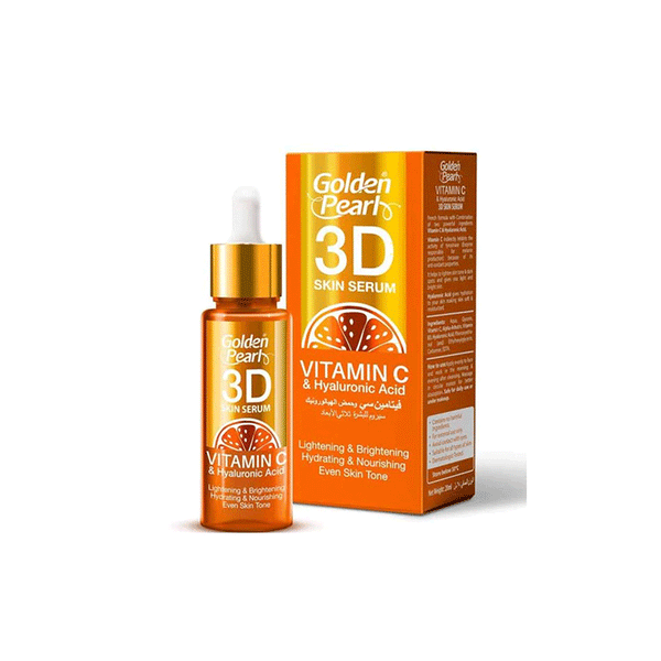 Golden Pearl 3D Skin Serum Vitamin C & Hyaluronic Acid 10ML
