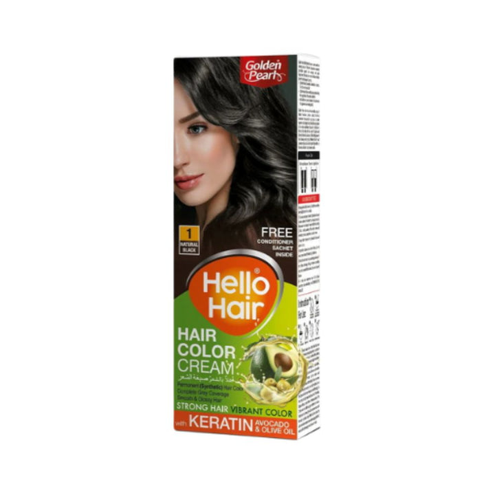 Golden Pearl Hair Color Cream (Shade No 1 - Natural Black)_nuvaripk_pakistan
