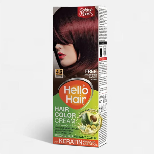 Golden Pearl Hair Color Cream (Shade No 4.6 - Burgandy)_nuvaripk_pakistan