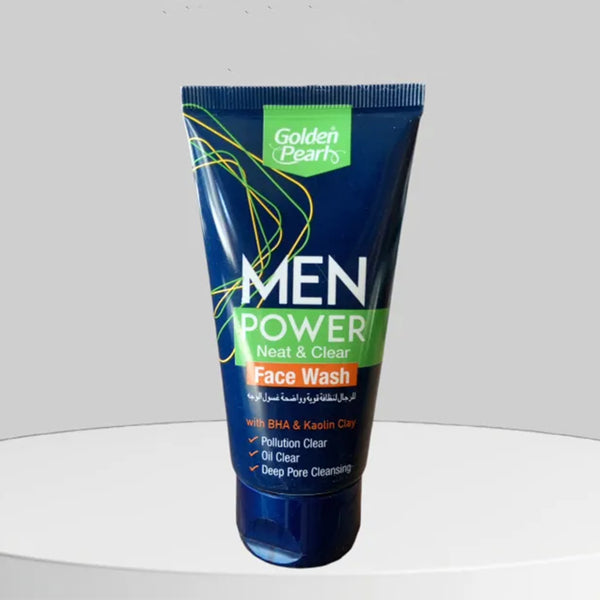 Golden Pearl Men Neat And Clear Face Wash 75ml_nuvaripk_pakistan