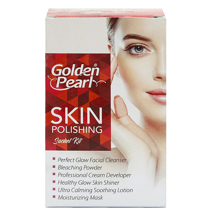 Golden Pearl Sachet Kit Skin Polish 6 sachet 1 puff_nuvaripk_pakistan