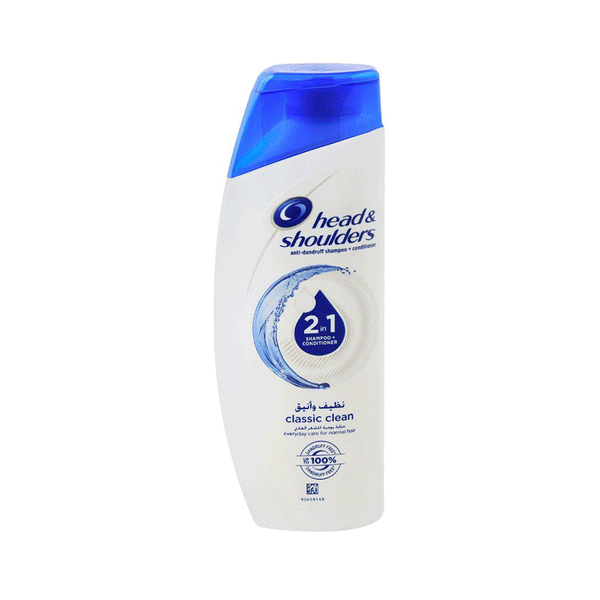 Head & Shoulders Anti-Dandruff 2 in 1 Shampoo + Conditioner (Classic Clean) 190ML (Pakistan)