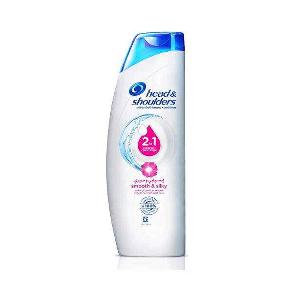 Head & Shoulders Anti-Dandruff 2 in 1 Shampoo + Conditioner (Smooth & Silky)190ML (Pakistan)