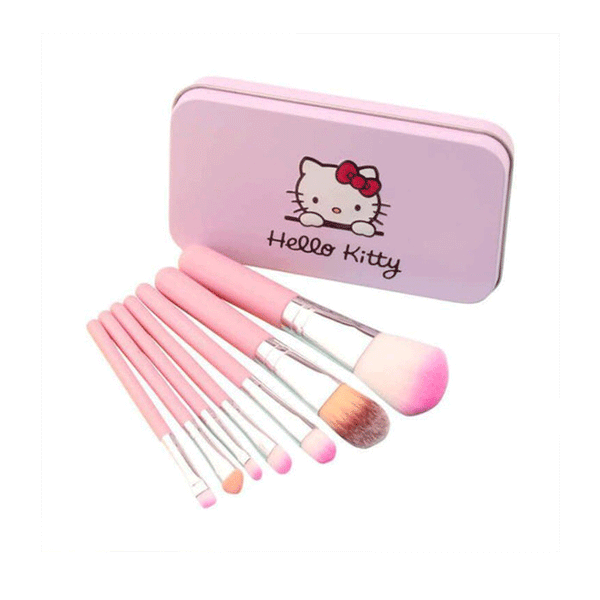 Hello Kitty 7 Pcs Make-Up Brush Kit
