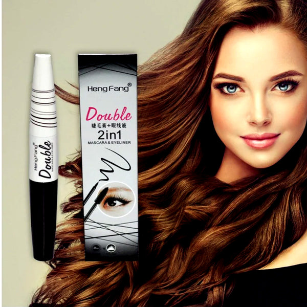 Heng Fang Double 2 In 1 Mascara And Eyeliner 5g + 9.5g_nuvaripk_pakistan