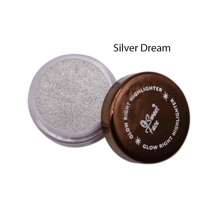 Silver highlighter best sale for face