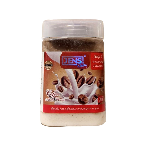 Jens Choy Coffee Milk Beans Step 1 Whitening Cleanser 300g_nuvarik_pakistan