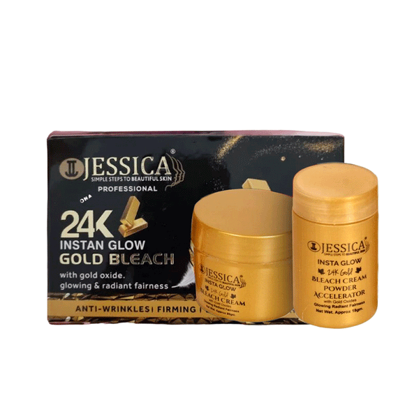 Jessica 24K Gold Instan Glow Bleach Cream (Small)