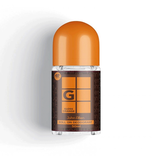 John Allen Gloss Orange Roll On Deodorant 50ML