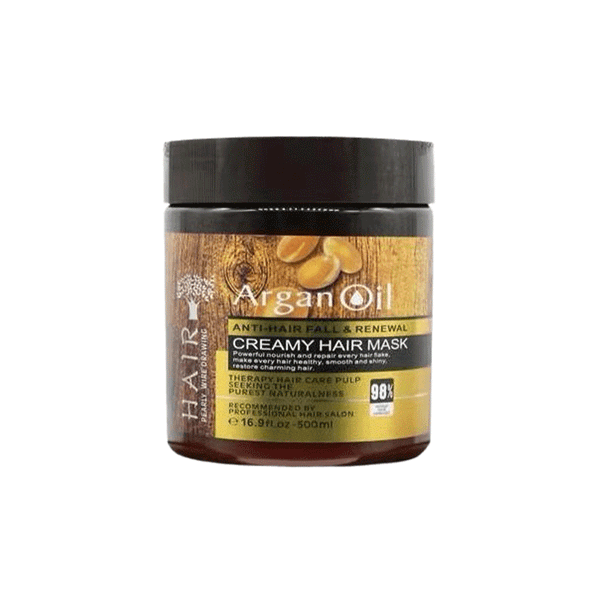 Keratin Argan Oil Anti-Hair Fall & Renewal Creamy Hair Mask 500ML