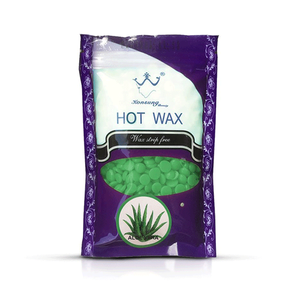 Konsung Hot Wax Strip Free (Aloe Vera) 100g