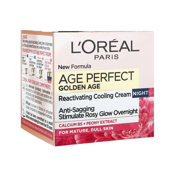 L'OREAL Paris Age Perfect Golden Age Reactivating Cooling Cream Night 70ml