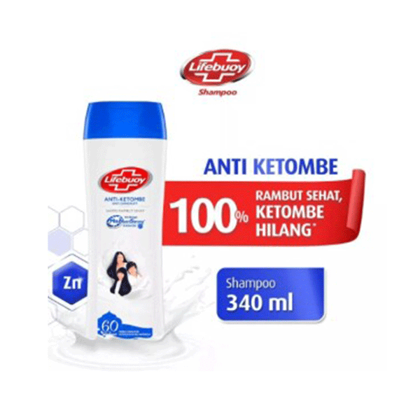 Lifebuoy Anti-Ketombe Anti-Dandruff Shampoo 340ML (International)