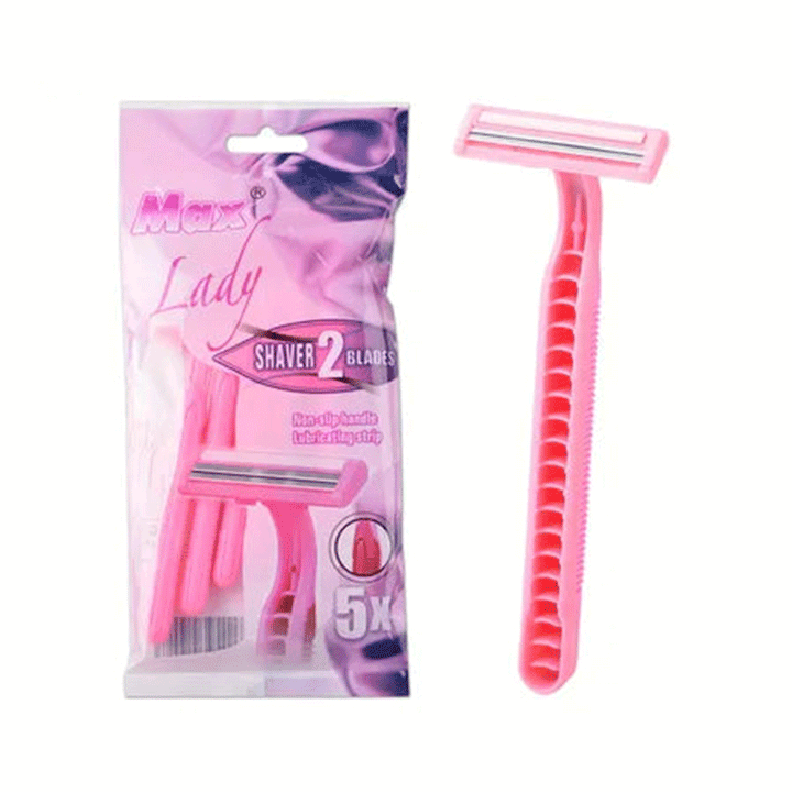 Max Lady Shaver 2 Blades (Pack Of 5) – Nuvari