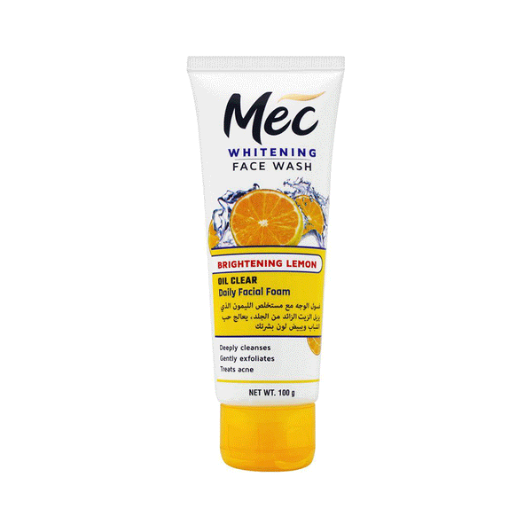 Mec Whitening Face Wash Brightening Lemon