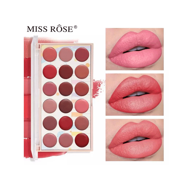 Miss Rose 18 Color Lipstick Kit Palette