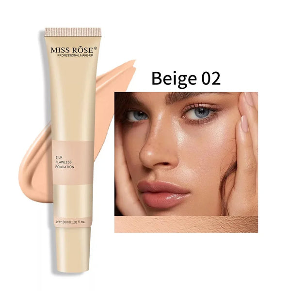 Miss Rose Silk Flawless Foundation (Shade Beige 2)nuvaripk_pakistan