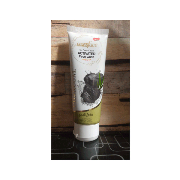 New Face Activated Face Wash Charcoal (For Deep Clean) 100Ml